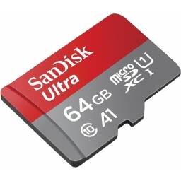 MICRO SD SANDISK 64 GB UHS-1 CARD FULL HD