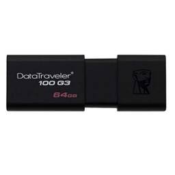 PENDRIVE KINGSTON 64GB DATA TRAVELER DT100  USB 3.1 3.0 2.0