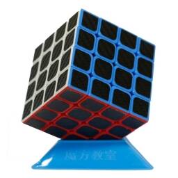 Cubo Rubik Magico 4x4x4 Fibra Carbono Cobra Z Cube Profesional