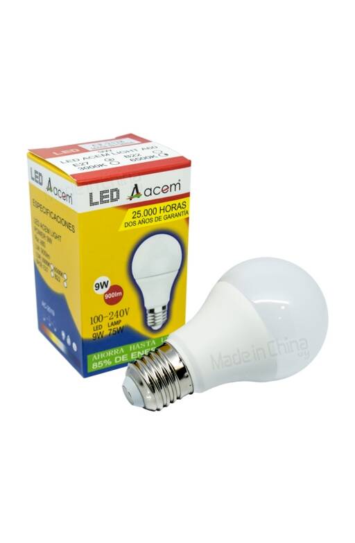Lámpara LED 9W - 75W