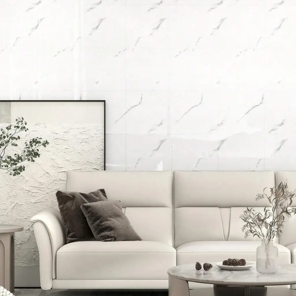 Placa Revestimiento Adhesivo Simil Marmol Pared 60x60 Ql