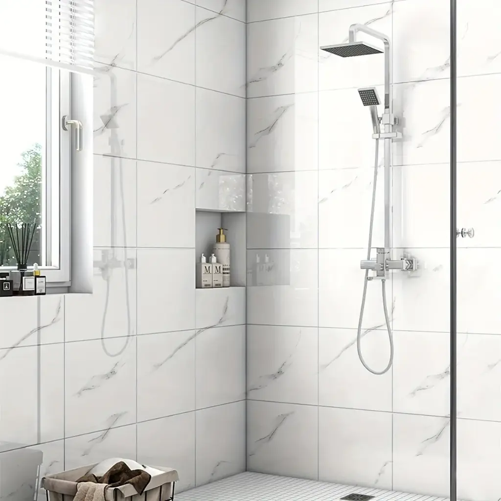 Placa Revestimiento Adhesivo Simil Marmol Pared 60x60 Ql