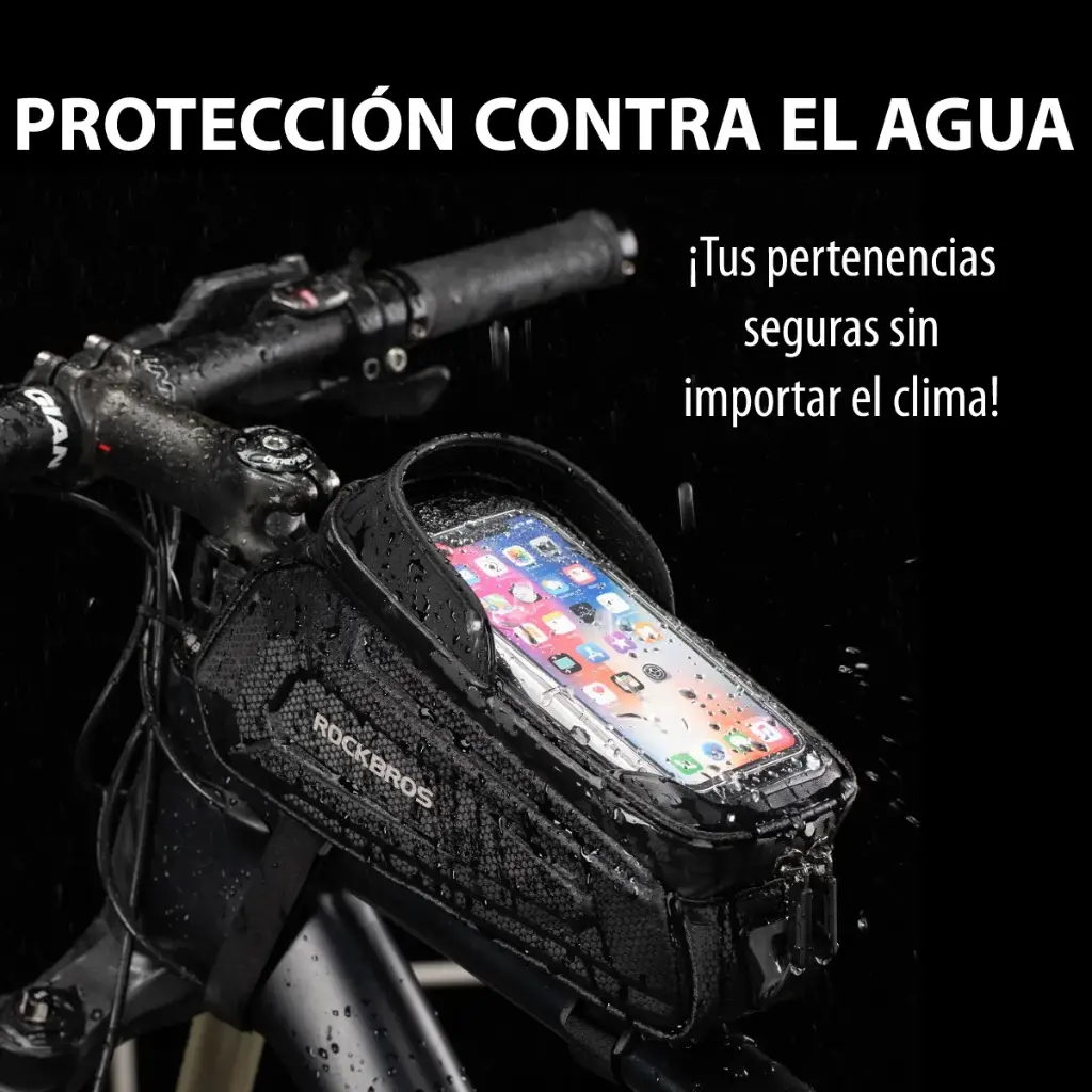 Bolso Impermeable Gran Capacidad  De Bicicleta