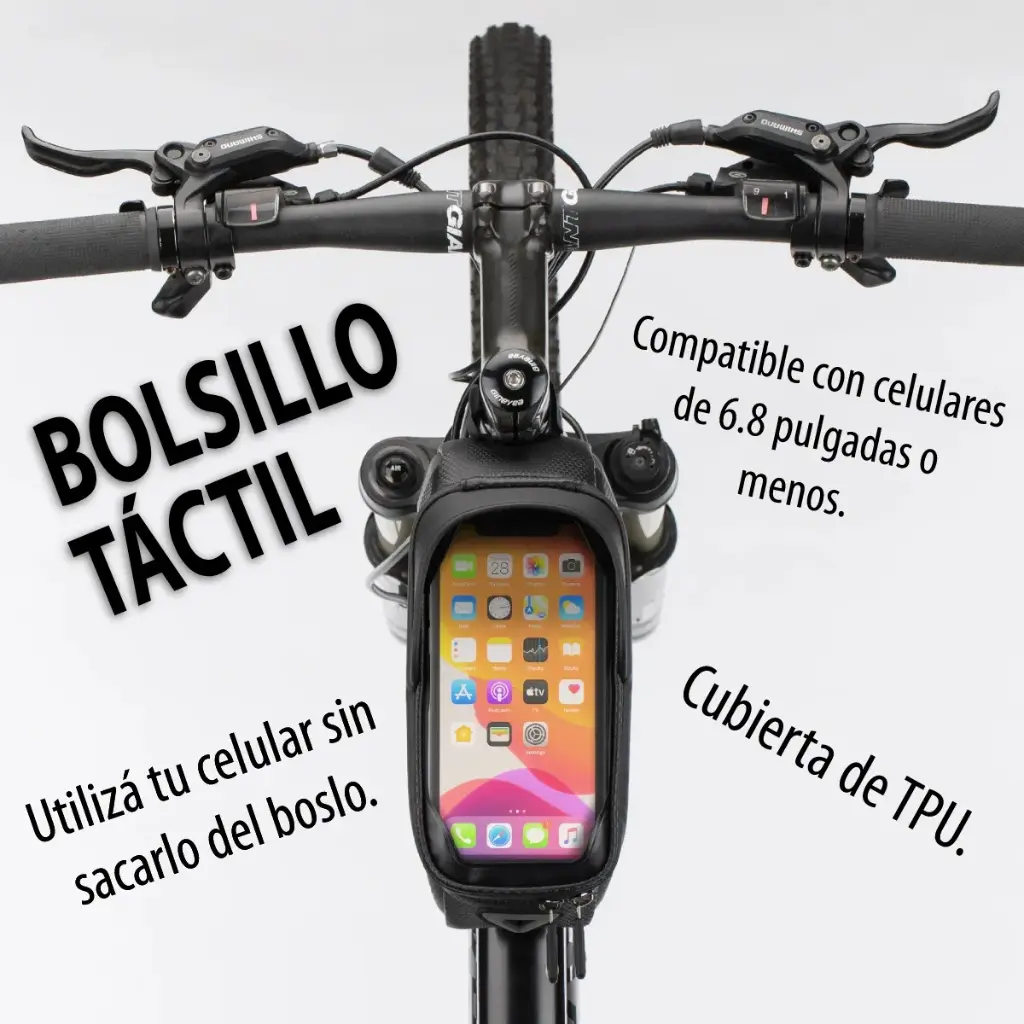 Bolso Impermeable Gran Capacidad  De Bicicleta