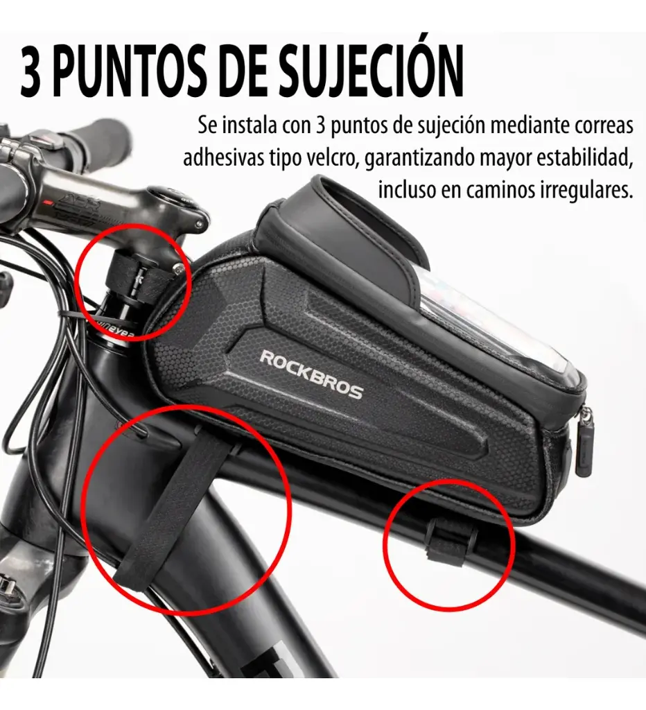 Bolso Impermeable Gran Capacidad  De Bicicleta